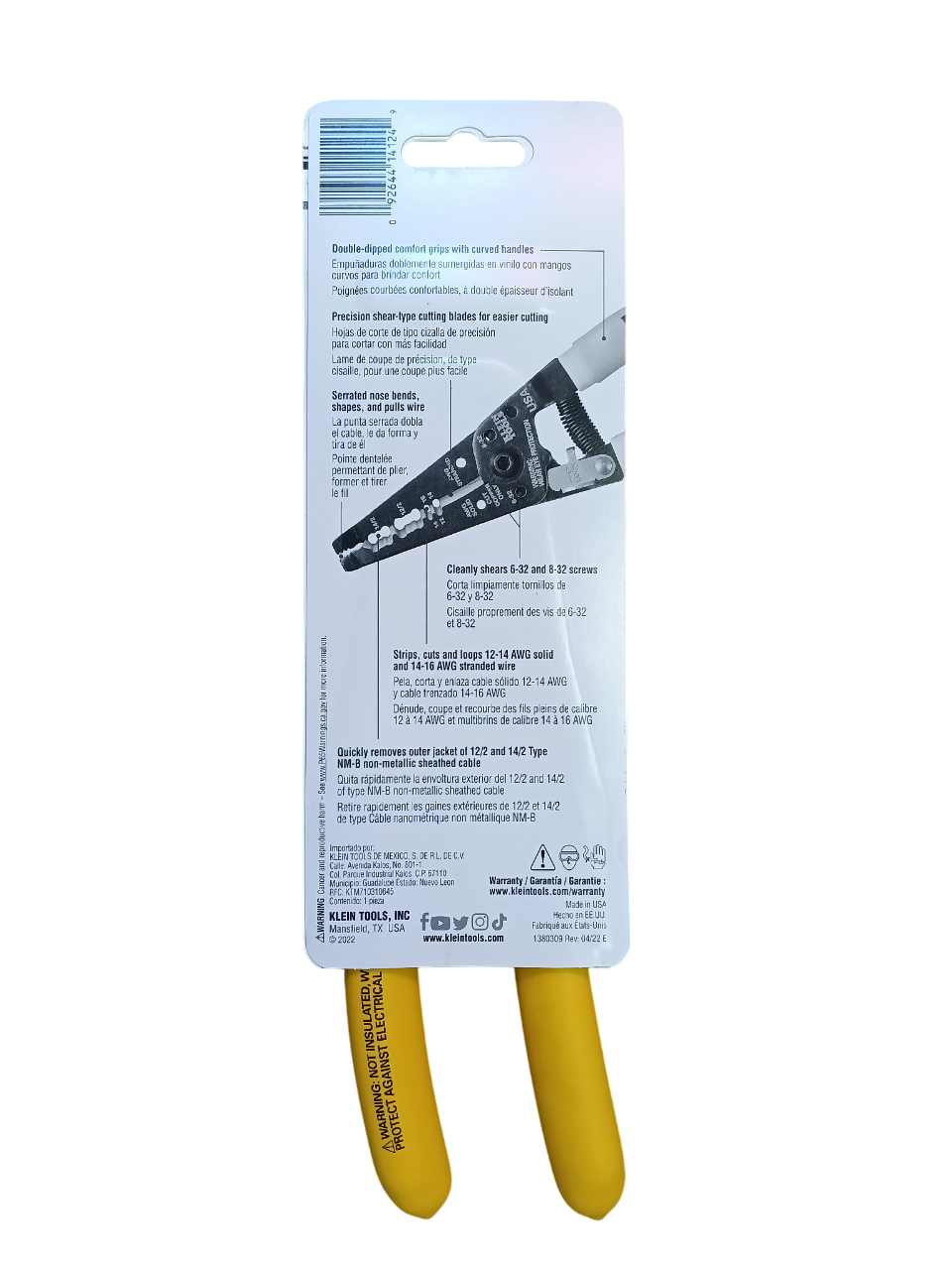 Klein Kurve Dual Non-Metallic Cable Stripper & Cutter (K1412)