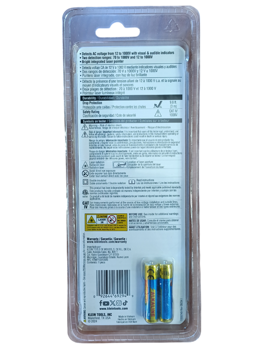 Klein Tools Dual-Range Non-Contact Voltage Tester - NCVT5A