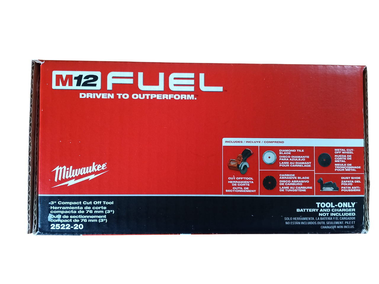 M12 FUEL 12V 3" Cut-Off Saw (Tool Only) - Model 2522-20