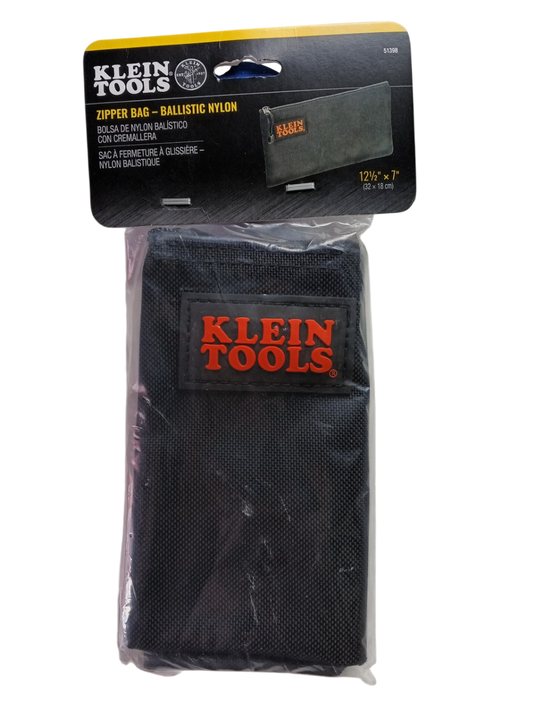 Klein Tools 5139B - 12-1/2" Cordura Nylon Tool Pouch Zipper Bag
