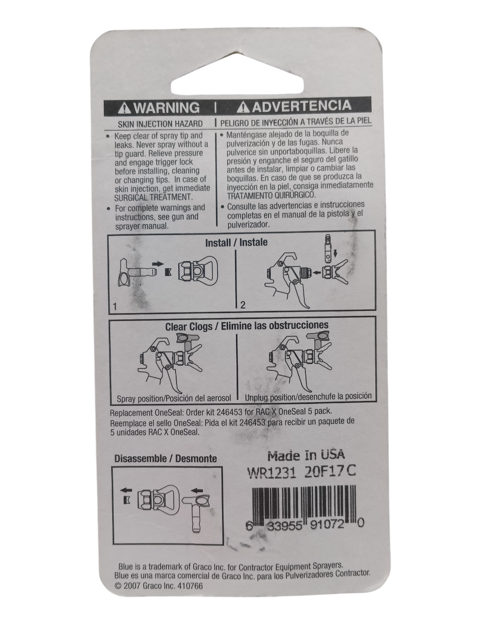 Graco WR1231 - WideRAC RAC X SwitchTip (WR1231)