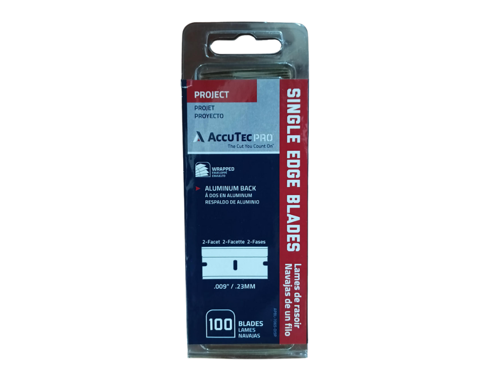 AccuTec — PRO Single Edge Blades (100-Pack)