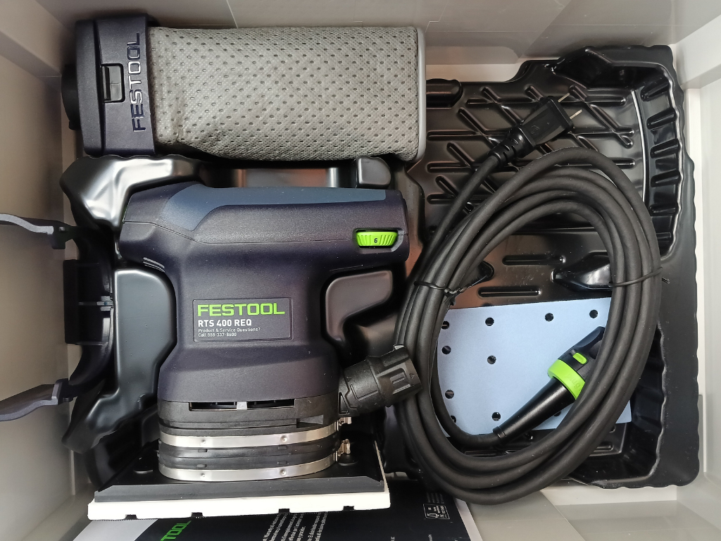 Festool RTS 400 REQ-PLUS Orbital Finish Sander — in Systainer³