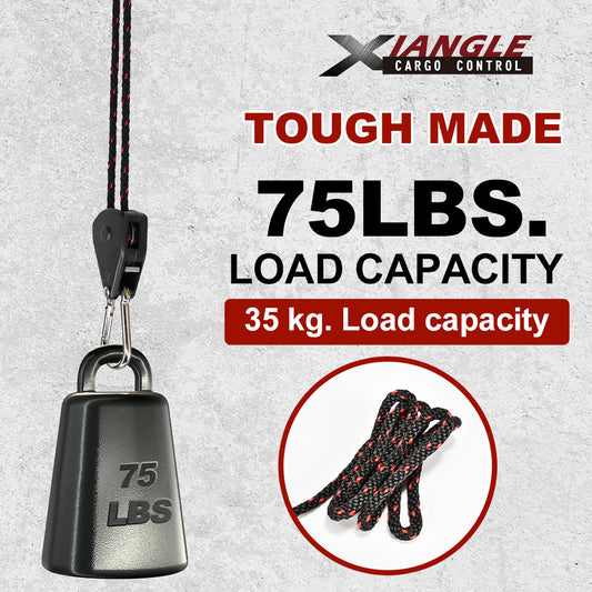 Pair (2) 1/8" Rope Ratchet Tie Down Hangers