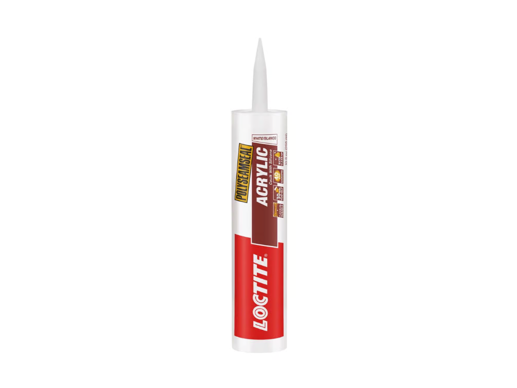 Loctite Polyseamseal 10 oz — White (Acrylic w/ Silicone)