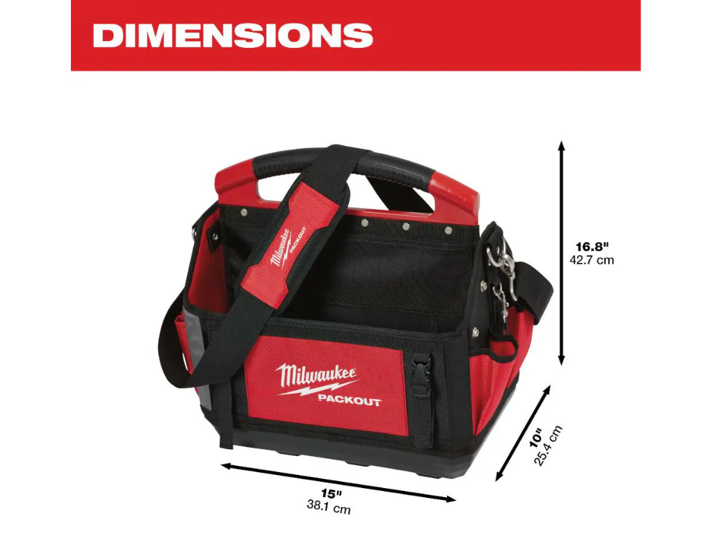 Milwaukee — 15" PACKOUT Tote (48-22-8315)