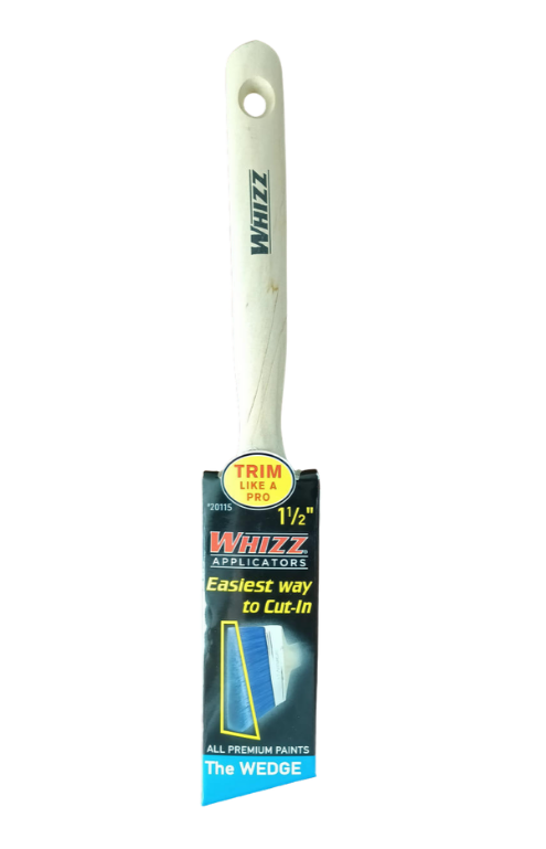 WHIZZ — WEDGE 1.5" Polyester Angle Paint Brush