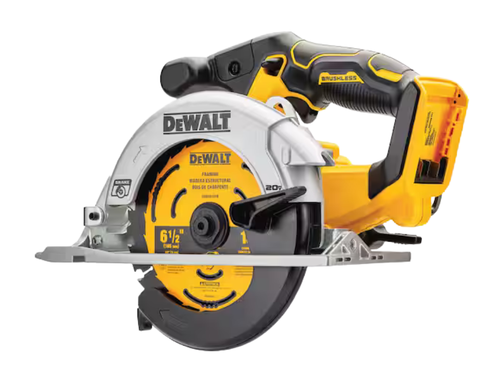 DEWALT 20 V MAX Brushless 6-1/2″ Sidewinder Circular Saw – Tool Only (DCS565B)