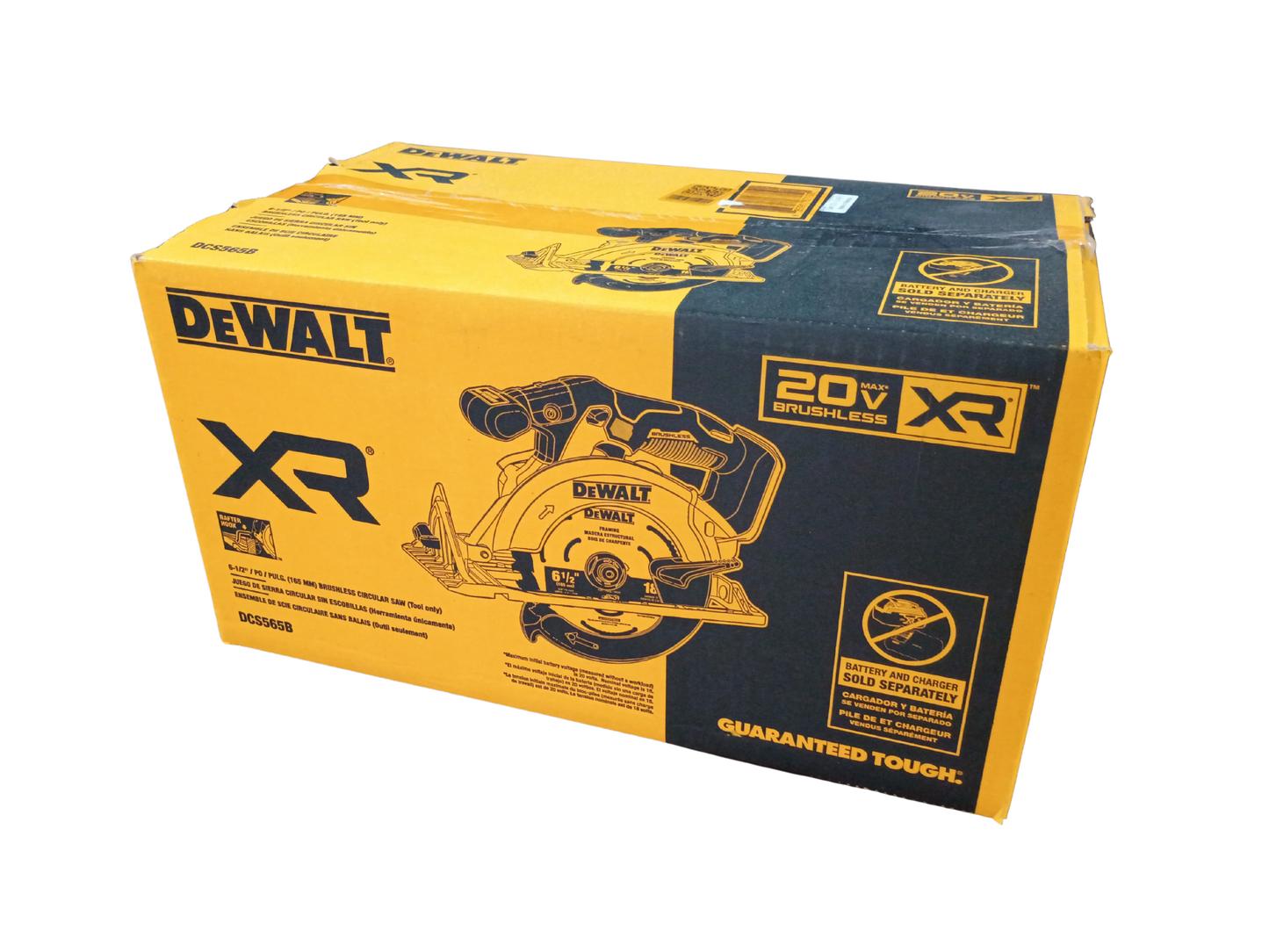 DEWALT 20V MAX XR Brushless 6-1/2" Cordless Circular Saw (Bare Tool) - DCS565B