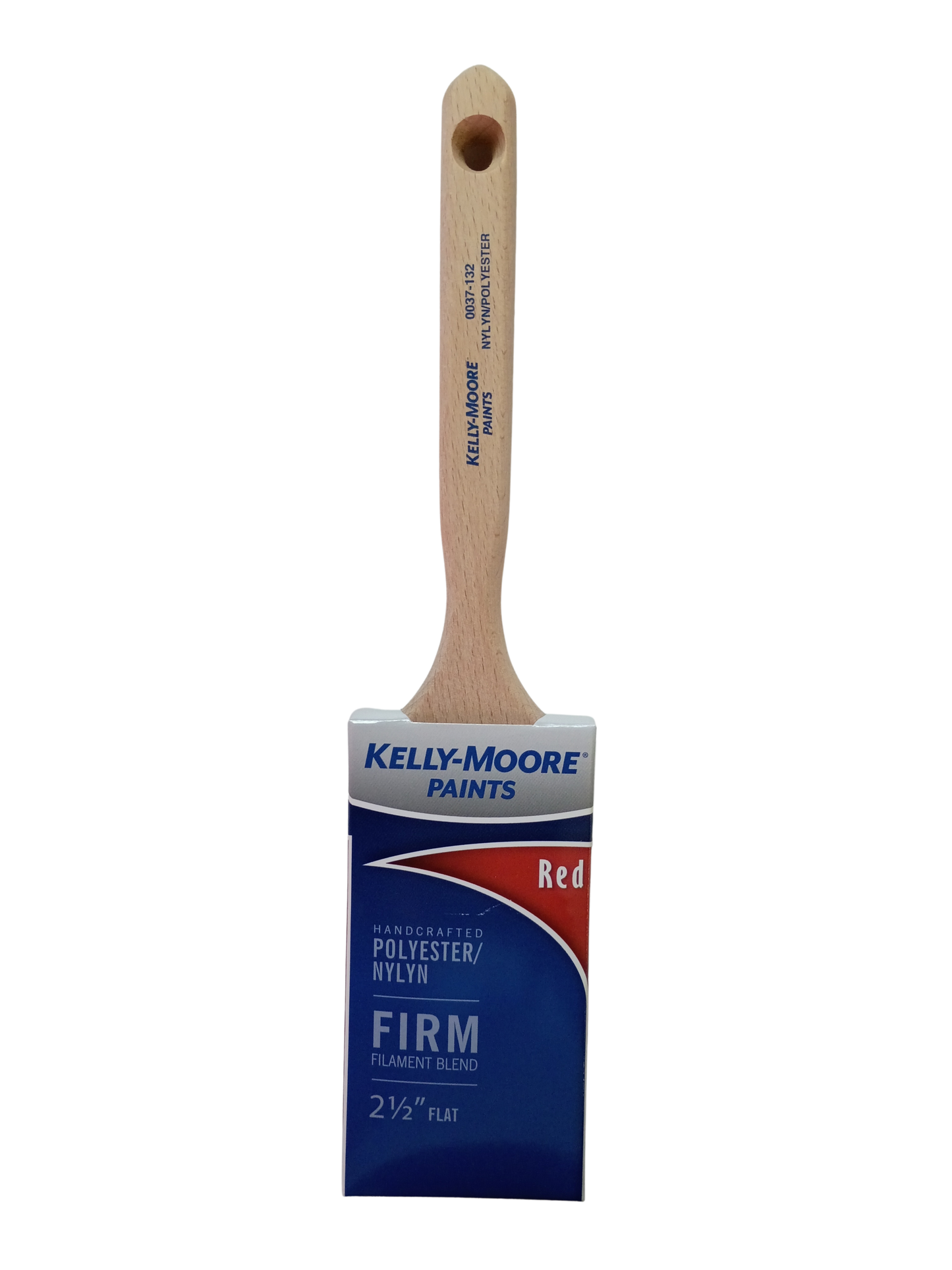 Kelly-Moore Red Series Firm Paint Brushes (1.5" Angle, 2" Angle & 2.5" Flat)