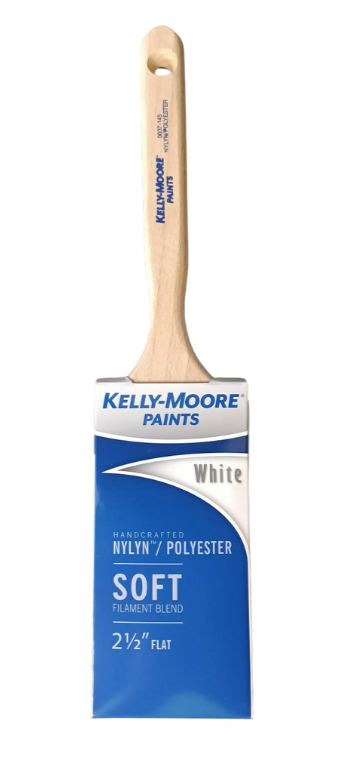 Kelly-Moore — 2.5" White Soft Flat Sash Brush