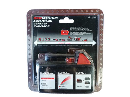 Milwaukee — M18 REDLITHIUM XC5.0 Extended Capacity Battery Pack (48-11-1850)