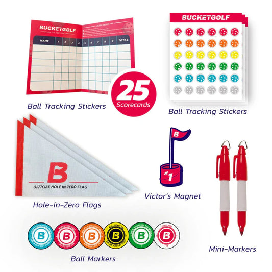 BucketGolf Scorecard Kit