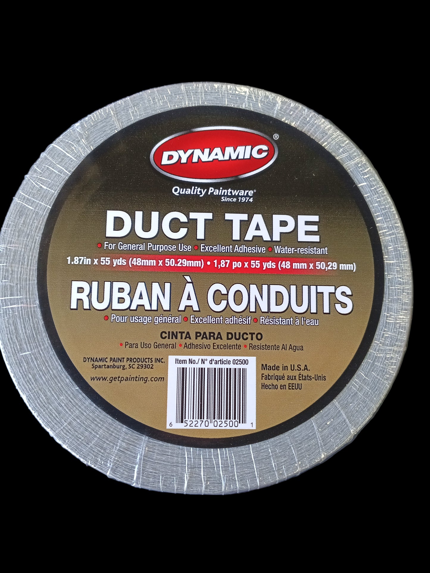 Dynamic Ducttape Grey 55yds