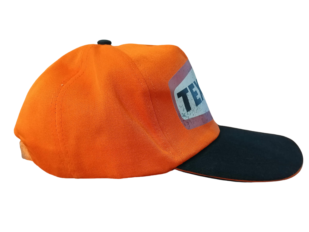 Texaco — Vintage Orange & Black Baseball Cap