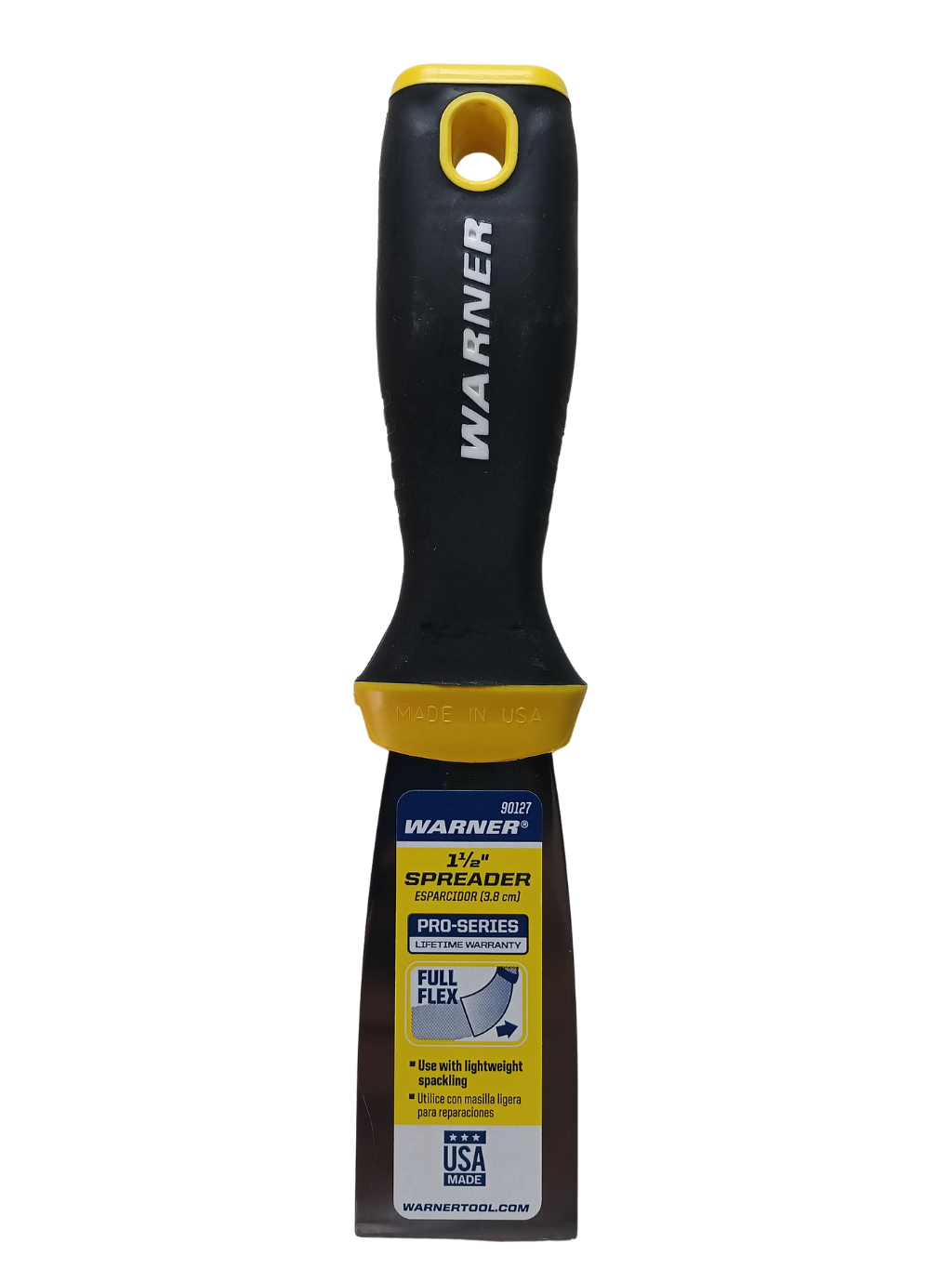 Warner ProGrip 1.5" Full Flex Spreader - High-Carbon Steel, Made in USA (90127)