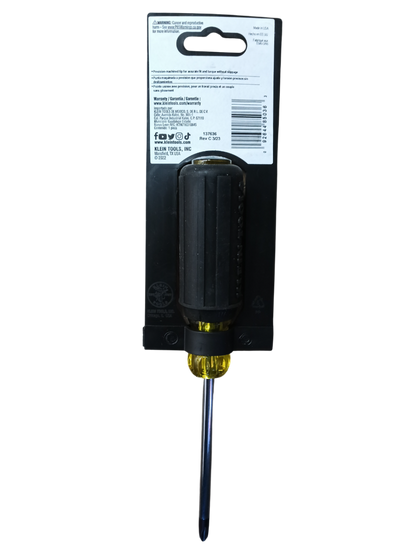 Klein Tools #2 Profilated Phillips Screwdriver - 4 in Round Shank 603-4