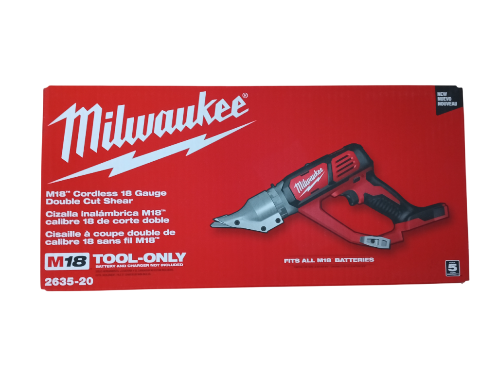 M18 18V Cordless 18-Gauge Double-Cut Metal Shear (Tool Only) — Model 2635-20