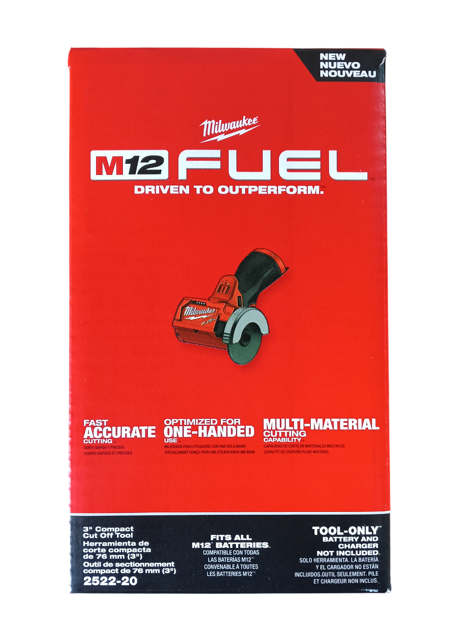 M12 FUEL 12V 3" Cut-Off Saw (Tool Only) - Model 2522-20