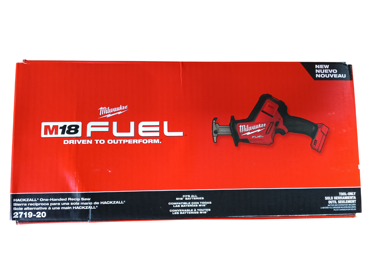 Milwaukee M18 FUEL 18V HACKZALL Reciprocating Saw - Tool Only (Model 2719-20)