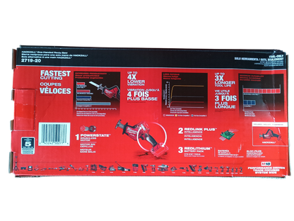 Milwaukee M18 FUEL 18V HACKZALL Reciprocating Saw - Tool Only (Model 2719-20)
