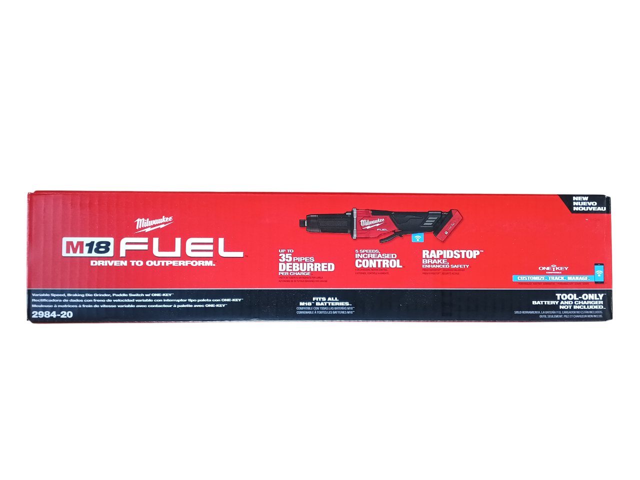 Milwaukee Tool M18 FUEL 2–3 in Variable Speed Die Grinder — 2984-20