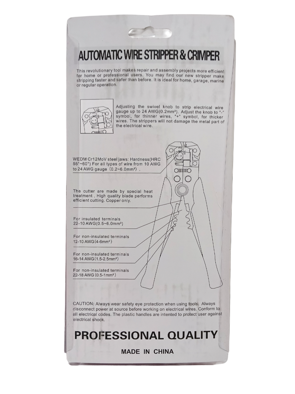 Automatic Wire Stripper & Crimper - 5-in-1 Multi-Function Wire Stripper and Crimper