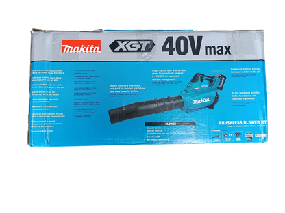 Makita XGT 40V Max Brushless Cordless Leaf Blower Kit — 4.0Ah (GBU01M1)