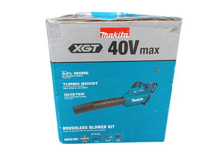 Makita XGT 40V Max Brushless Cordless Leaf Blower Kit — 4.0Ah (GBU01M1)