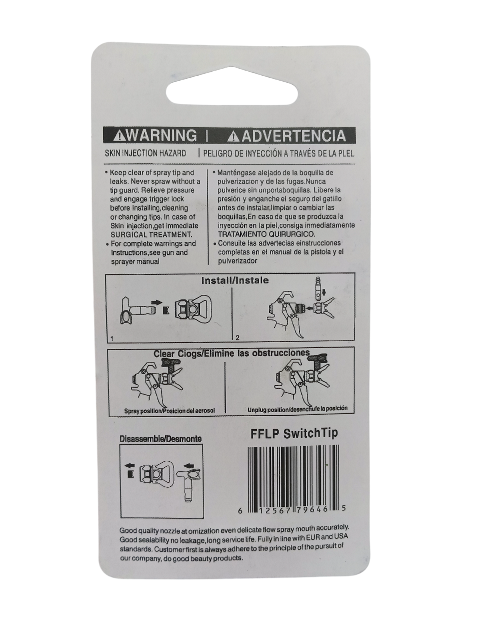 Graco FFLP312 - Fine Finish Low Pressure RAC X FF LP SwitchTip (312)