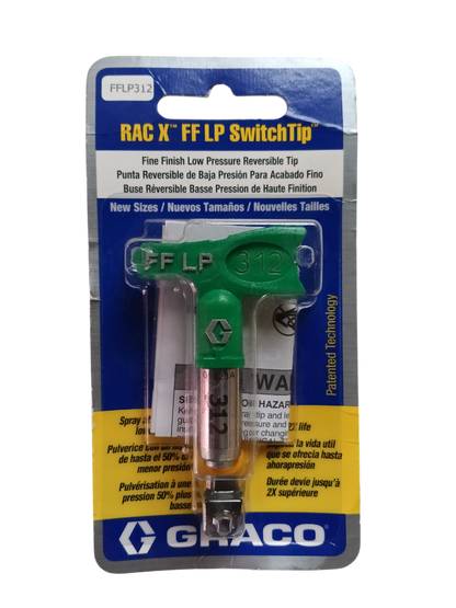 Graco FFLP312 - Fine Finish Low Pressure RAC X FF LP SwitchTip (312)
