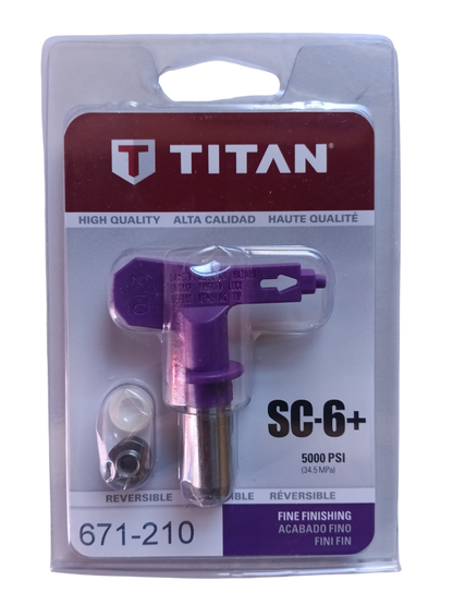 Titan SC-6 Plus 210 - Synergy Fine-Finish Nozzle 5000 PSI - Size 210