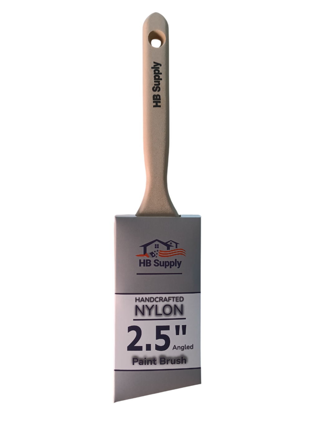 HB Supply Handcrafted Nylon Angled Paint Brush