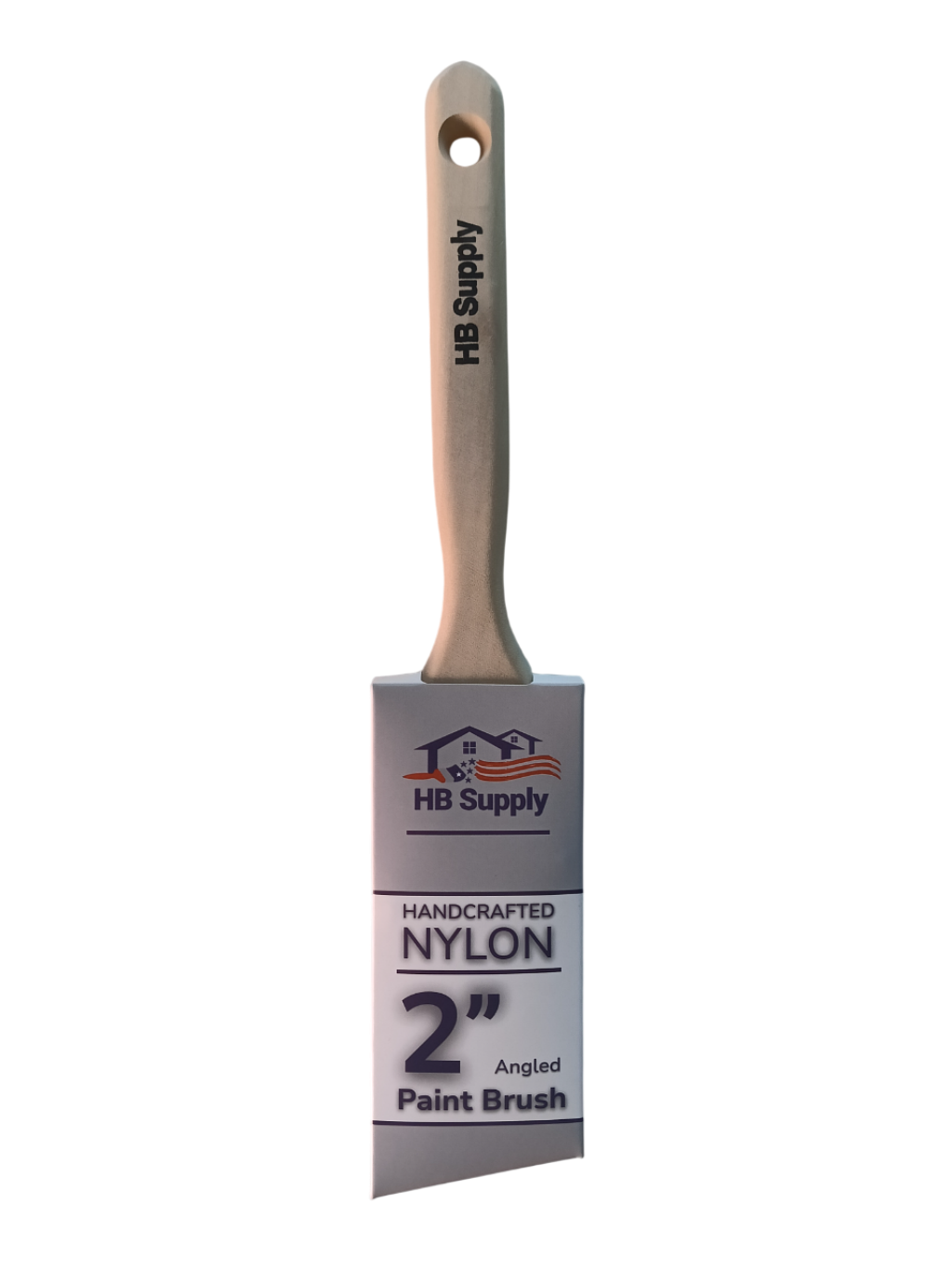 HB Supply Handcrafted Nylon Angled Paint Brush