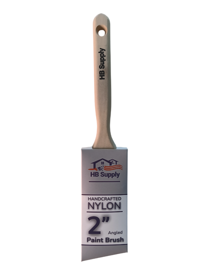 HB Supply Handcrafted Nylon Angled Paint Brush