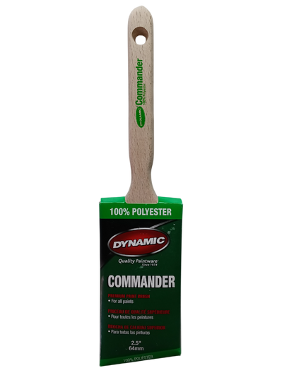 Dynamic Commander Polyester Angled Brush - 2.5" (HB188006)