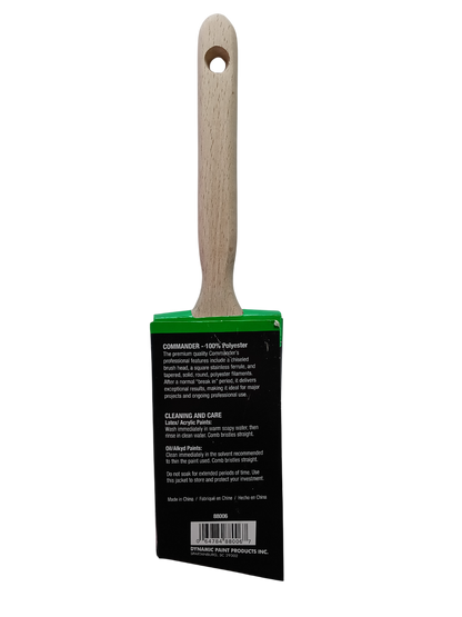 Dynamic Commander Polyester Angled Brush - 2.5" (HB188006)