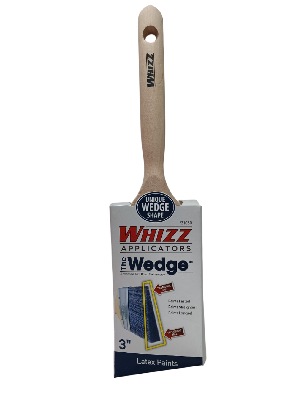 Whizz Wedge 3" Angled Sash Brush - Model 21030
