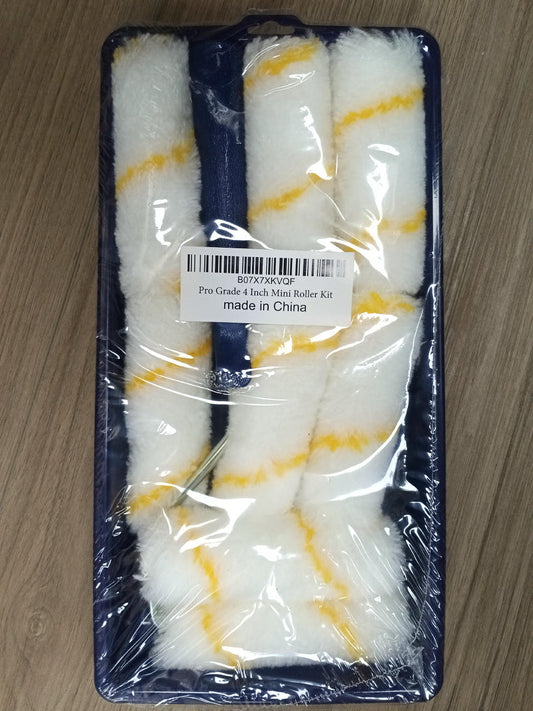 Pro Grade — 4" Mini Roller Kit (10-Piece)