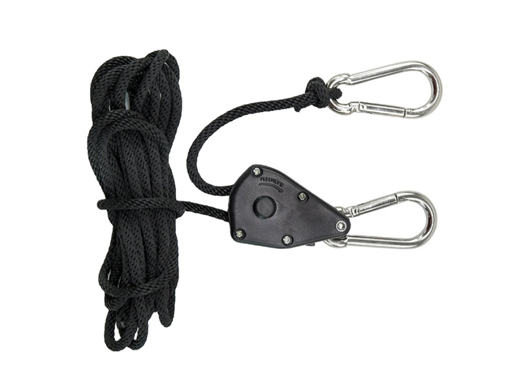 Pair (2) 1/8" Rope Ratchet Tie Down Hangers
