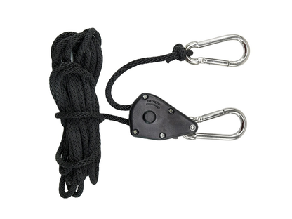 Pair (2) 1/8" Rope Ratchet Tie Down Hangers