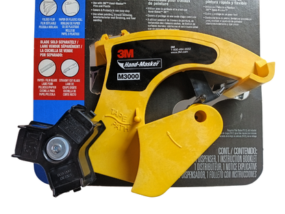 3M Hand-Masker M3000 Dispenser - Professional Tape & Film Applicator