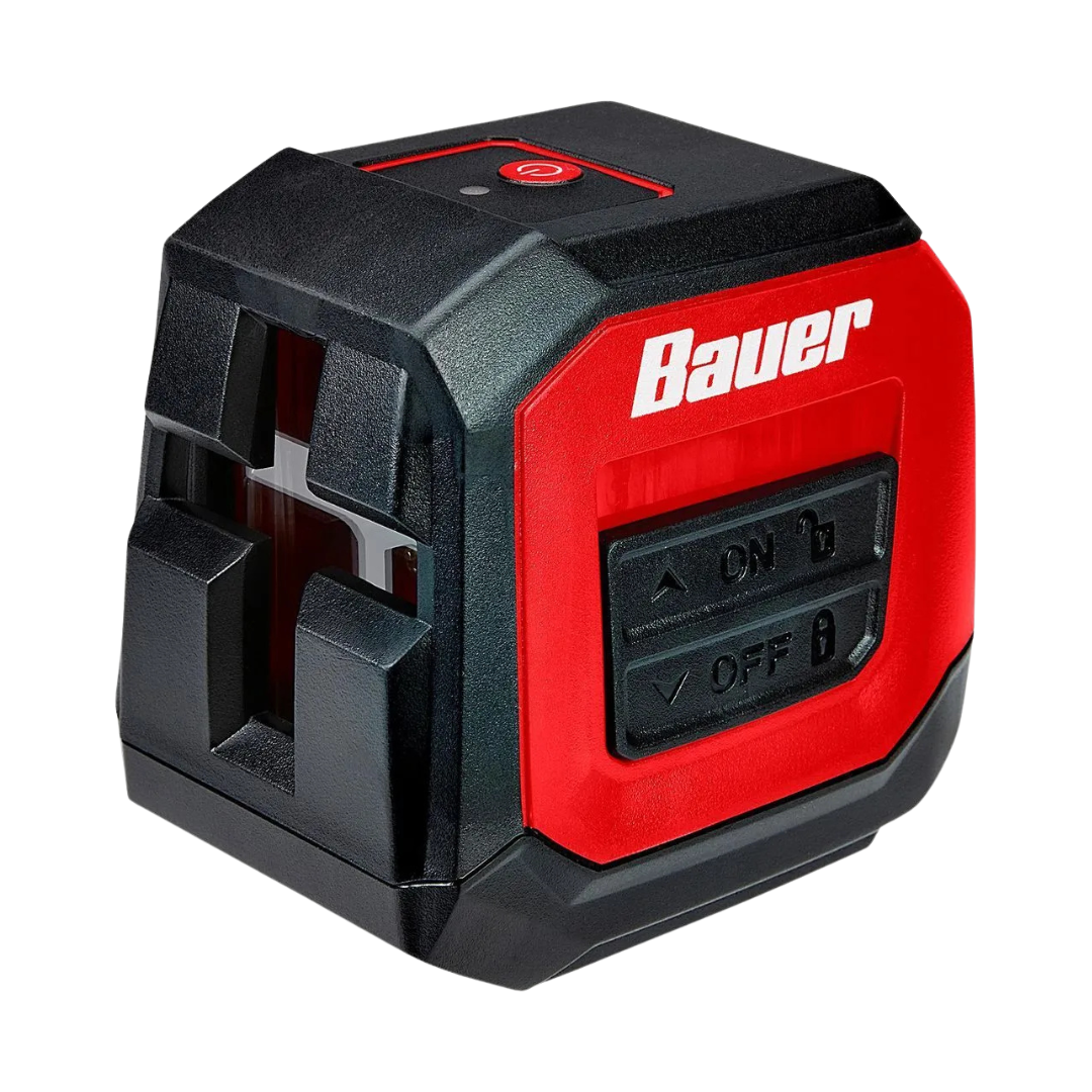 Bauer 30 ft Self-Leveling Cross-Line Laser — 30 ft