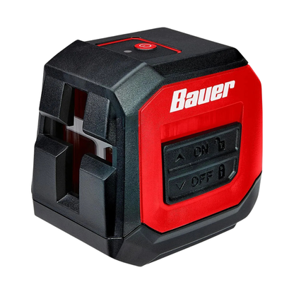 Bauer 30 ft Self-Leveling Cross-Line Laser — 30 ft