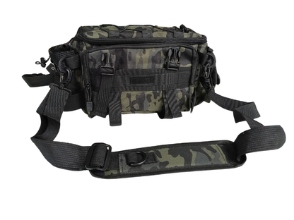 Camouflage Black/Green Fishing Gear Pouch