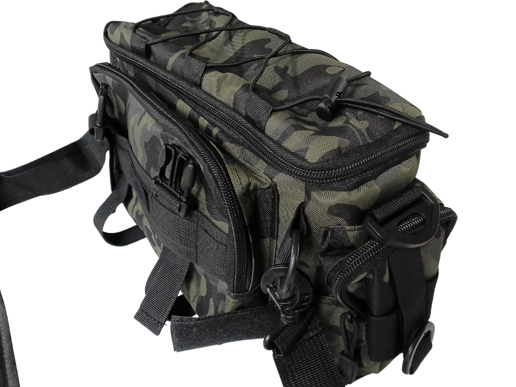 Camouflage Black/Green Fishing Gear Pouch