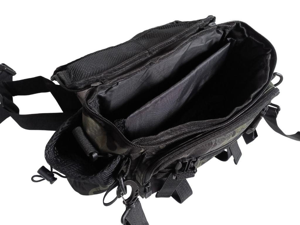 Camouflage Black/Green Fishing Gear Pouch