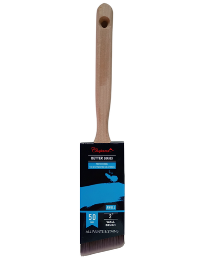 Chopand Better Series 2 in. Angled Sash Brush : Polyester Cutting-In Trim Brush