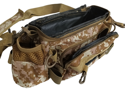 Camouflage Brown/Tan Fishing Gear Pouch