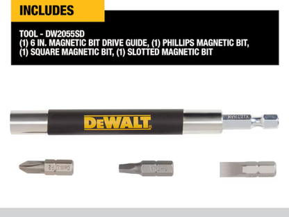 DEWALT — 4-Pack 1" Magnetic Screwdriving Bit Drive Guide Set (DW2055SD)